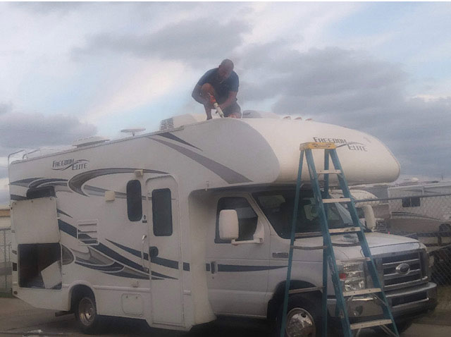 Not sure how to inspect your RV roof for leaks?